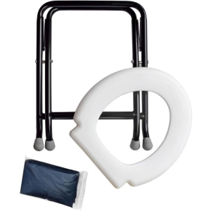 Przenośna toaleta składana + 6 worków - biała