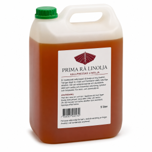 Surowy olej lniany - impregnat do drewna 5L
