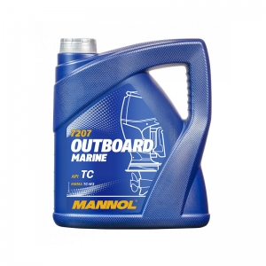 Mannol 7207 Outboard Marine - olej do 2-suwowych silników zaburtowych z chłodzeniem wodnym 4L